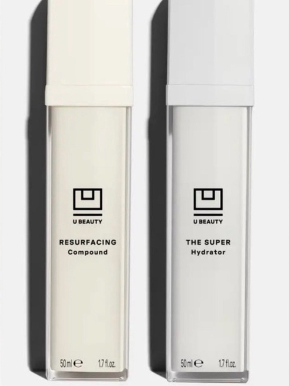U Beauty Resurfacing Compound & The Super Hydrator Duo - 50 ML - never used!